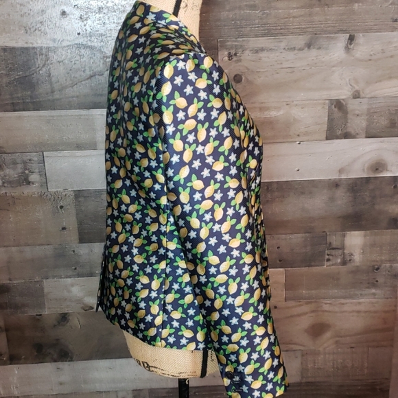 J. Crew tailored blazer size 6 lemons jacket lemon - Picture 3 of 6